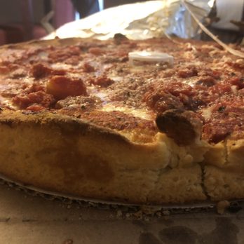 Rosati's Pizza - Delicious Deep dish, absolutely delicious. Just look at the crust....it just a fantastically make pie. - Pizza Near Me - Prescott, Arizona