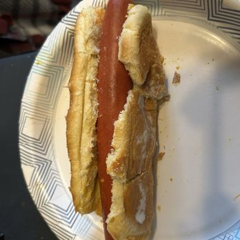 Costco - Hot Dog after putting it on a plate. The bun crumbled a little. - Wholesale Stores Near Me - Albany, New York Costco - Hot Dog after putting it on a plate. The bun crumbled a little. - Wholesale Stores Near Me - Albany, New York