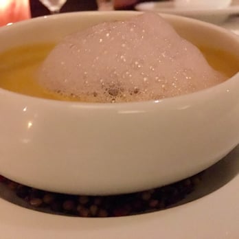 Salt - Cranberry foam, butternut squash, candied walnuts, and toasted automatics under the bowl!! - New American Near Me - Amelia Island, Florida Salt - Cranberry foam, butternut squash, candied walnuts, and toasted automatics under the bowl!! - New American Near Me - Amelia Island, Florida