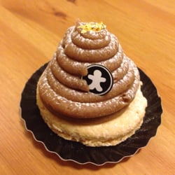 Nicolas Arnaud - Le mont blanc avec la creme de marron au rhum.