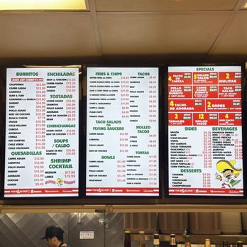 Super Sergio’s - Menu 6/4/26 - Mexican Near Me - Chino, California