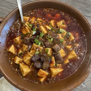 PengXiang Sichuan Kitchen - Beef mapo tofu 牛肉麻婆豆腐 - Szechuan Near Me - Fountain Valley, California