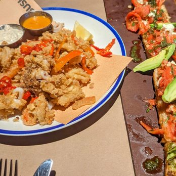 Scaddabush - two plates of food - Italian Near Me - Toronto, Ontario Scaddabush - two plates of food - Italian Near Me - Toronto, Ontario