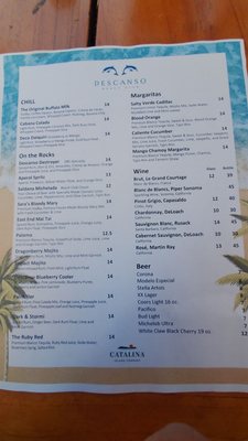 Menu photo 3 Chill at Descanso Beach Club Avalon, CA Menu photo 3 Chill at Descanso Beach Club Avalon, CA