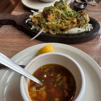 India Garden - Hot and Sour Soup and Tandoori Tikka Chicken - Indian Near Me - Traverse City, Michigan