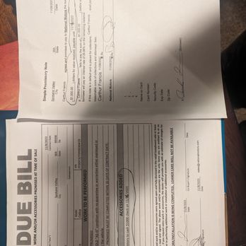 National Motors - Our agreement. I get paid on the 15th but he agreed to give the necessary time for direct deposit, so the 15th was edited to the 16th by him - Used Car Dealers Near Me - Spokane Valley, Washington