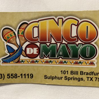Cinco De Mayo - actual name and logo for this place - Mexican Near Me - Sulphur Springs, Texas Cinco De Mayo - actual name and logo for this place - Mexican Near Me - Sulphur Springs, Texas