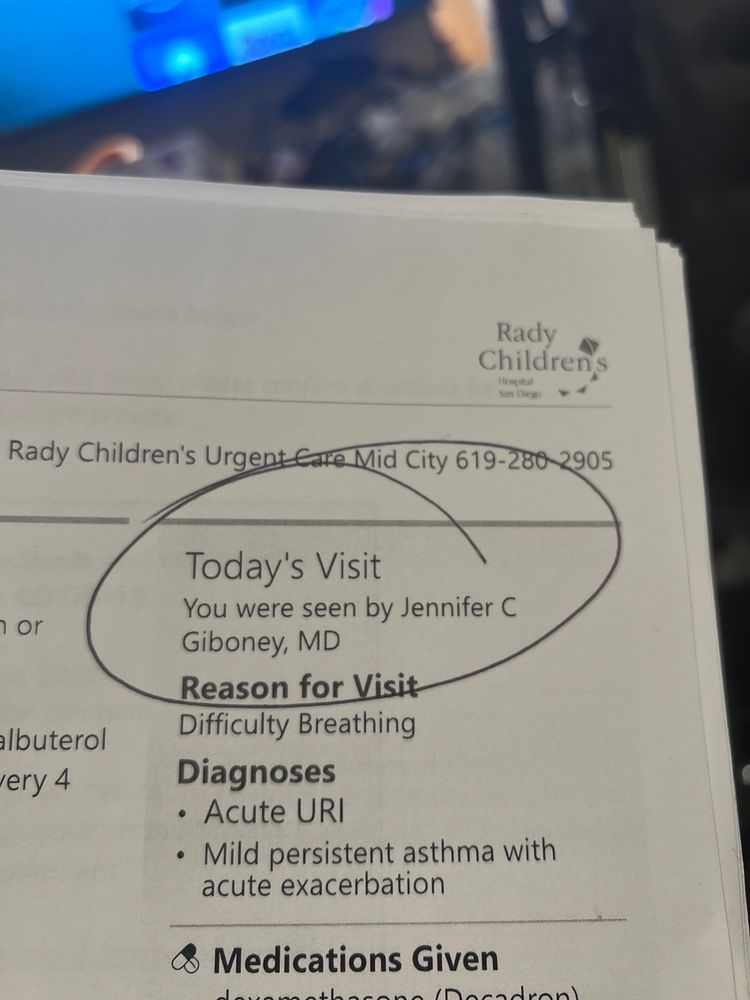 RADY CHILDRENS URGENT CARE Updated May 2024 24 Reviews 4305