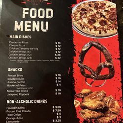Katy Crossing Icehouse - Menu