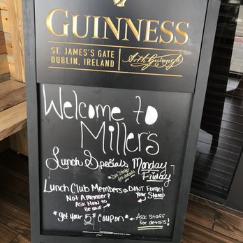 Miller's Ale House - Menu August 2018 - Sports Bars Near Me - Norridge, Illinois