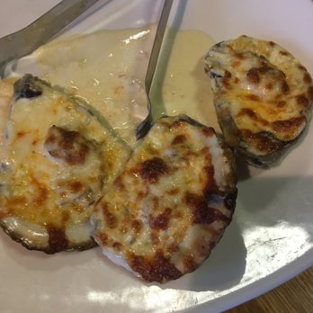 Langostino's Nayarit - Oysters with cheese - Seafood Near Me - Mount Prospect, Illinois Langostino's Nayarit - Oysters with cheese - Seafood Near Me - Mount Prospect, Illinois