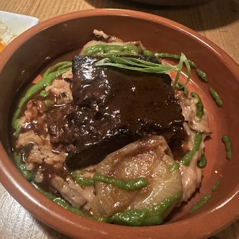 Bar Acuda - Braised short ribs with mushroom risotto - Tapas Bars Near Me - Hanalei, Hawaii
