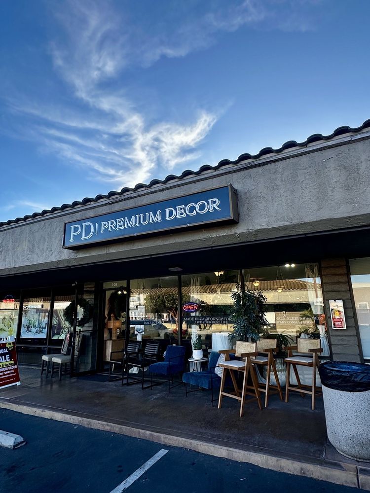 Premium Decor SD showroom — Pacific Beach San Diego