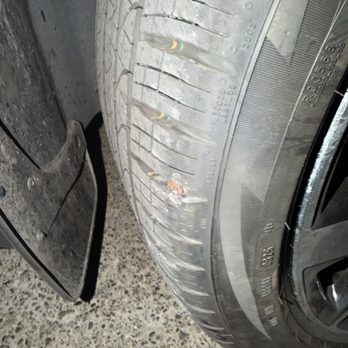Upgrade Tires and Wheels - This is the plug job they did. Gilopy job! Take your money to a business that is going to treat your car like their own! Don't go here! - Tires Near Me - Santa Rosa, California Upgrade Tires and Wheels - This is the plug job they did. Gilopy job! Take your money to a business that is going to treat your car like their own! Don't go here! - Tires Near Me - Santa Rosa, California
