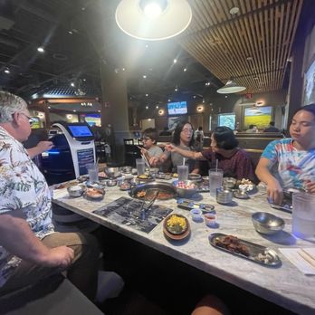 Blue House Korean BBQ - Robot server delivering meat - Korean Near Me - Vacaville, California Blue House Korean BBQ - Robot server delivering meat - Korean Near Me - Vacaville, California