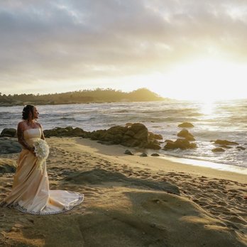 A By-The-Sea Wedding - Tides were perfect, this beach is non existent at the wrong time of day - thank goodness we listened & chose this company! - Wedding Chapels Near Me - Monterey, California A By-The-Sea Wedding - Tides were perfect, this beach is non existent at the wrong time of day - thank goodness we listened & chose this company! - Wedding Chapels Near Me - Monterey, California