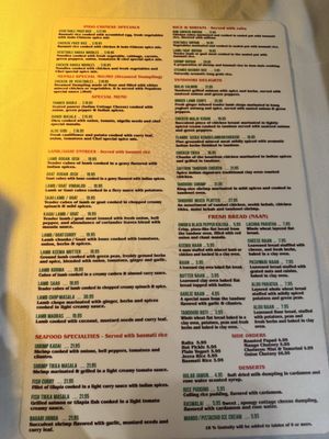 Menu photo 1 Spice Indian Grill Orlando Orlando, FL