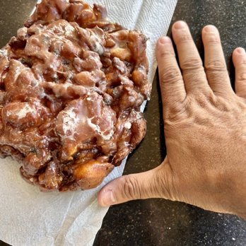 Yum Yum Donuts - GAINT Blueberry Fritter that tastes like heaven! - Donuts Near Me - San Jose, California