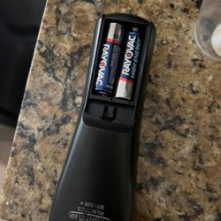 Emerald Beach Hotel - The TV remote control. Didn't feel like walking down the hall to the front desk to change it out. (We were on the 6th floor)