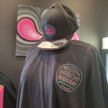 Neon Desert Brewing - Besides beer they have tee shirts and ball caps - Brewpubs Near Me - Henderson, Nevada