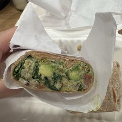 Leaf and Ginger - Falafel wrap