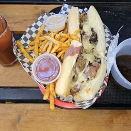 The Colson VIP French Dip w/ Parmesan Fries The Colson VIP French Dip w/ Parmesan Fries