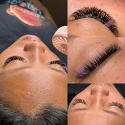 Color lash 3 weeks retentions vs after fill