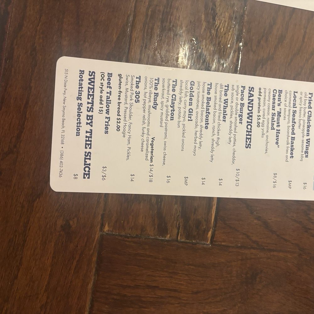 PACO Submarine - their food menu - Sandwiches Near Me - New Smyrna Beach, Florida PACO Submarine - their food menu - Sandwiches Near Me - New Smyrna Beach, Florida
