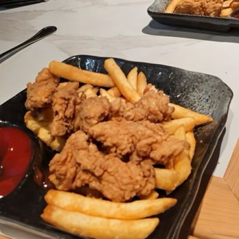 Yardkoo Seafood & Grill - Kids chicken tender with French fries - Seafood Near Me - Garrison, Maryland Yardkoo Seafood & Grill - Kids chicken tender with French fries - Seafood Near Me - Garrison, Maryland