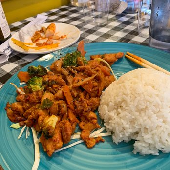 Midori - Chicken Bulgogi with sticky rice. - Korean Near Me - Hamden, Connecticut
