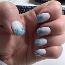 Fashionails - Another beautiful set - SNS ombré giving winter vibes
