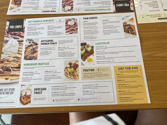 Menu photo 3 Pur & Simple Oakville, ON Menu photo 3 Pur & Simple Oakville, ON