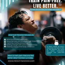 FRESH Fitness - We help ease your pain. We teach mobility and strength training with better understanding
