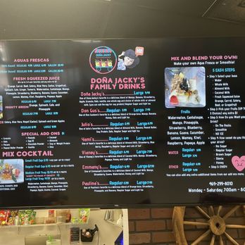 Doña Jacky - Menu - Mexican Near Me - Waxahachie, Texas Doña Jacky - Menu - Mexican Near Me - Waxahachie, Texas
