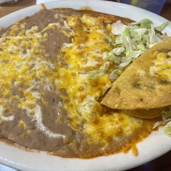 Irene's Real Mexican Food - Cheese enchilada, beef taco and beans - Mexican Near Me - Globe, Arizona Irene's Real Mexican Food - Cheese enchilada, beef taco and beans - Mexican Near Me - Globe, Arizona