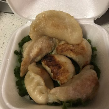 Sesame House - Pan fried pork dumplings $5.50 - Chinese Near Me - Dickinson, Texas Sesame House - Pan fried pork dumplings $5.50 - Chinese Near Me - Dickinson, Texas