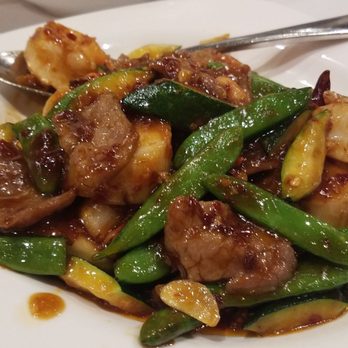Andy & Yu's - King Pao Three Combo (prawn, beef, scallops with famous Kung Pao sauce and peanuts) - Chinese Near Me - Pleasanton, California Andy & Yu's - King Pao Three Combo (prawn, beef, scallops with famous Kung Pao sauce and peanuts) - Chinese Near Me - Pleasanton, California