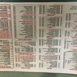 King's Wok - Menu