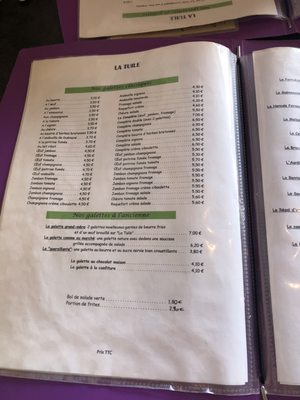 Menu photo 4 La Tuile Chartres-de-Bretagne, 35
