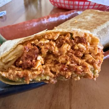 Buena Vista Kitchen - Filled with chorizo and scrambled eggs. - Breakfast & Brunch Near Me - Las Vegas, Nevada Buena Vista Kitchen - Filled with chorizo and scrambled eggs. - Breakfast & Brunch Near Me - Las Vegas, Nevada