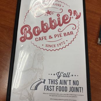 Bobbie's Southern Kitchen - Menu - American Near Me - San Antonio, Texas Bobbie's Southern Kitchen - Menu - American Near Me - San Antonio, Texas