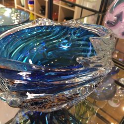 Corradetti Glassblowing Studio & Gallery - My future blue bowl