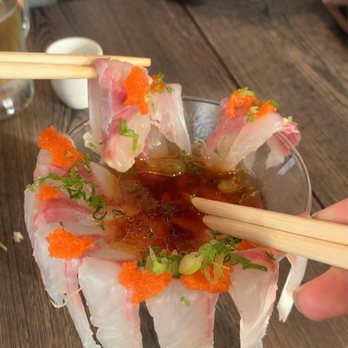 Amami Sushi - Tai carpaccio - Japanese Near Me - San Bruno, California Amami Sushi - Tai carpaccio - Japanese Near Me - San Bruno, California