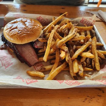 Firewater BBQ - Brisket sandwich lunch special...fantastic!!! - Barbeque Near Me - Crest Hill, Illinois
