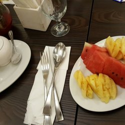 The Pepperland Hotel - Breakfast also comes with seasonal fruit on the side