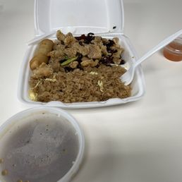 Diced Chicken with Hot Pepper, hot and Hot & Sour Soup