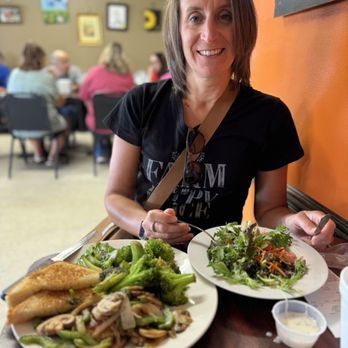 Belair's Bistro & Catering - Smothered chicken so much food!!! - American Near Me - Belpre, Ohio