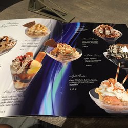 Eiscafé am Spittel - The Specialties menu.