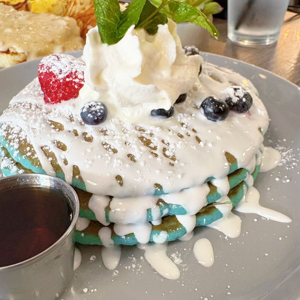 The Brunch House - Blue velvet pancakes. Very epic - Breakfast & Brunch Near Me - Temecula, California The Brunch House - Blue velvet pancakes. Very epic - Breakfast & Brunch Near Me - Temecula, California