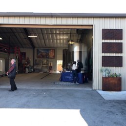 Inside the warehouse area